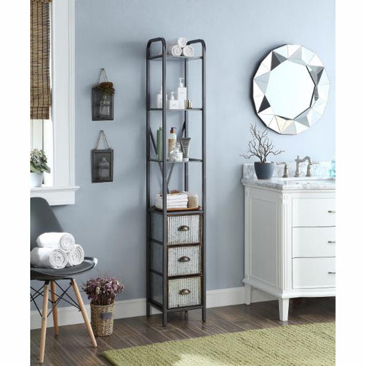 Bathroom Linen Cabinets: Bathroom Linen Tower with 3 Drawers