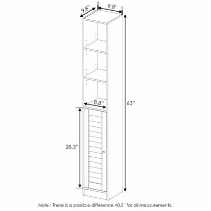 Bathroom Linen Cabinets: Door Bath Cabinet