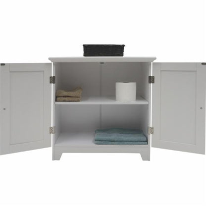 Bathroom Linen Cabinets: Double Door Cabinet