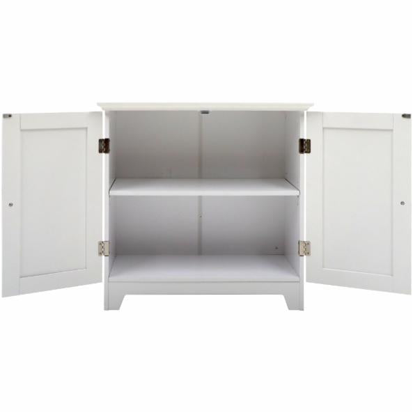 Bathroom Linen Cabinets: Double Door Cabinet