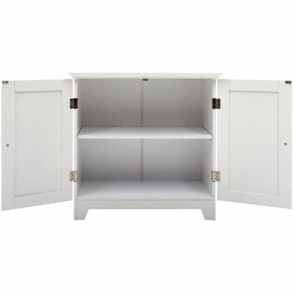 Bathroom Linen Cabinets: Double Door Cabinet