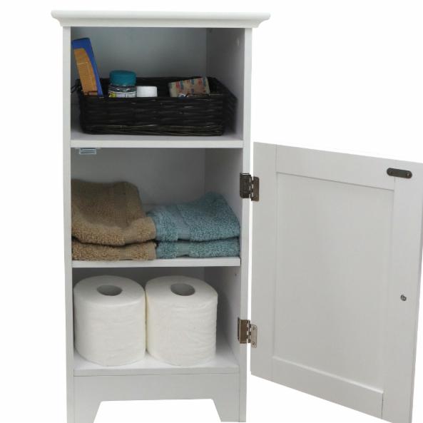 Bathroom Linen Cabinets: Single Door Cabinet