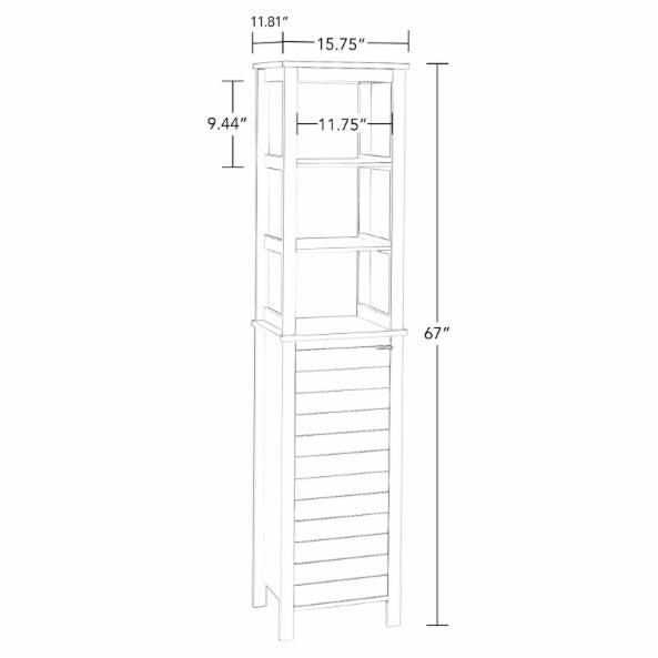 Bathroom Linen Cabinets: White Linen Cabinet