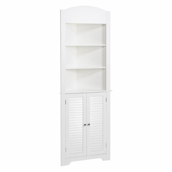 Bathroom Linen Cabinets: White Linen Corner Cabinet