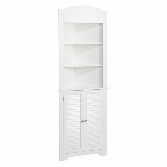 Bathroom Linen Cabinets: White Linen Corner Cabinet