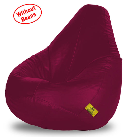 Bean BagXXXL Bean Bag Maroon Cover (Without Beans)