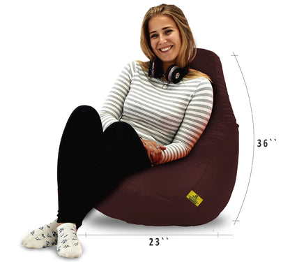 Bean Bag : XL BEAN BAG-BROWN - Filled (With Beans)