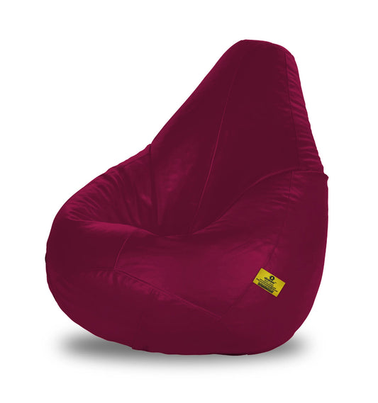 Bean Bag  XL BEAN BAG-Maroon - Filled (With Beans)