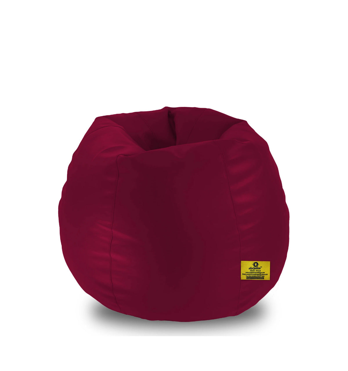 Bean Bag  XL BEAN BAG-Maroon - Filled (With Beans)
