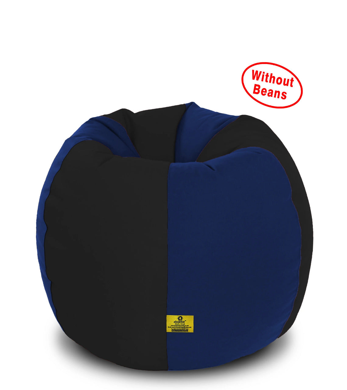 Bean Bag XL BLACK&N.BLUE BEAN BAG-COVERS(Without Beans)