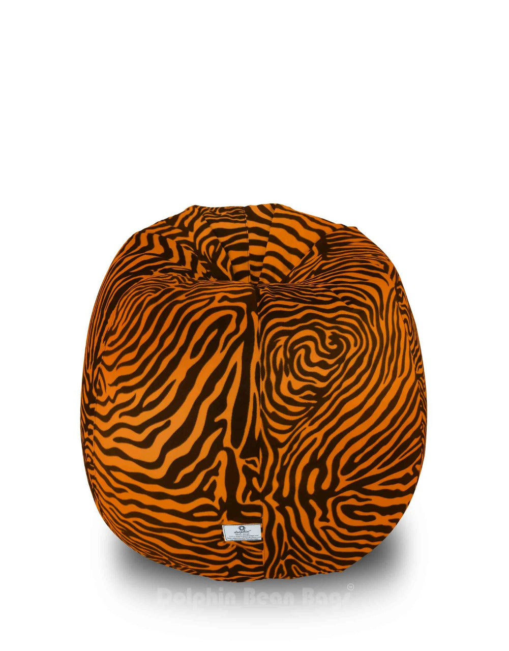 Bean Bag : XL GOLDEN ZEBRA-FABRIC-FILLED & WASHABLE (with Beans)