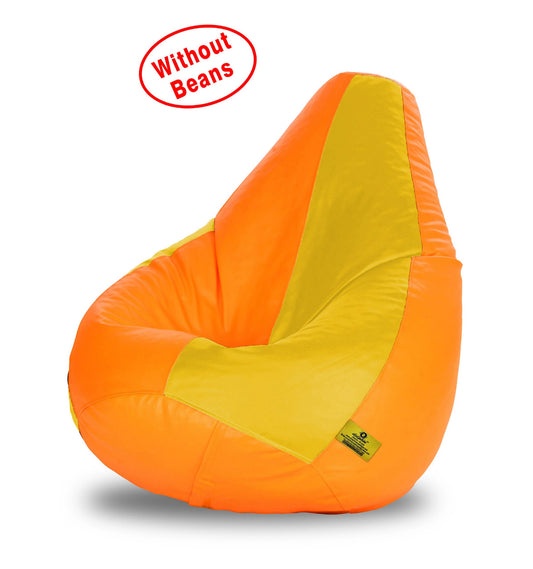 Bean Bag XL ORANGE&YELLOW BEAN BAG-COVERS(Without Beans)