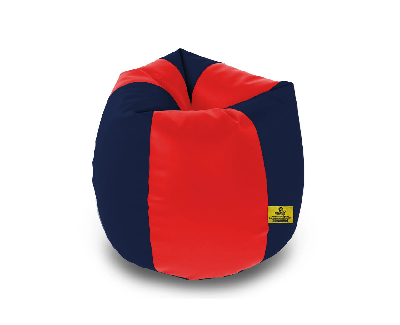 Bean Bag : XL RED & NAVY BLUE BEAN BAG-FILLED (With Beans)