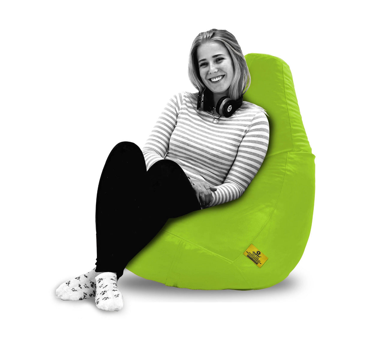 Bean Bag : XXL BEAN BAG-F.GREEN - Filled (With Beans)