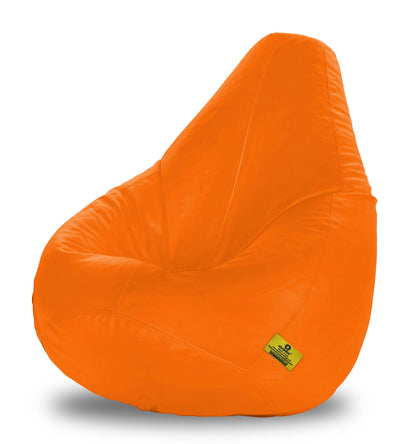 Bean Bag : XXL BEAN BAG-ORANGE - FILLED (With Beans)