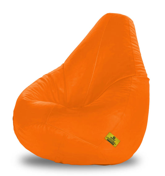 Bean Bag : XXL BEAN BAG-ORANGE - FILLED (With Beans)
