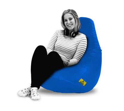 Bean Bag : XXL BEAN BAG-R.BLUE - FILLED (With Beans)