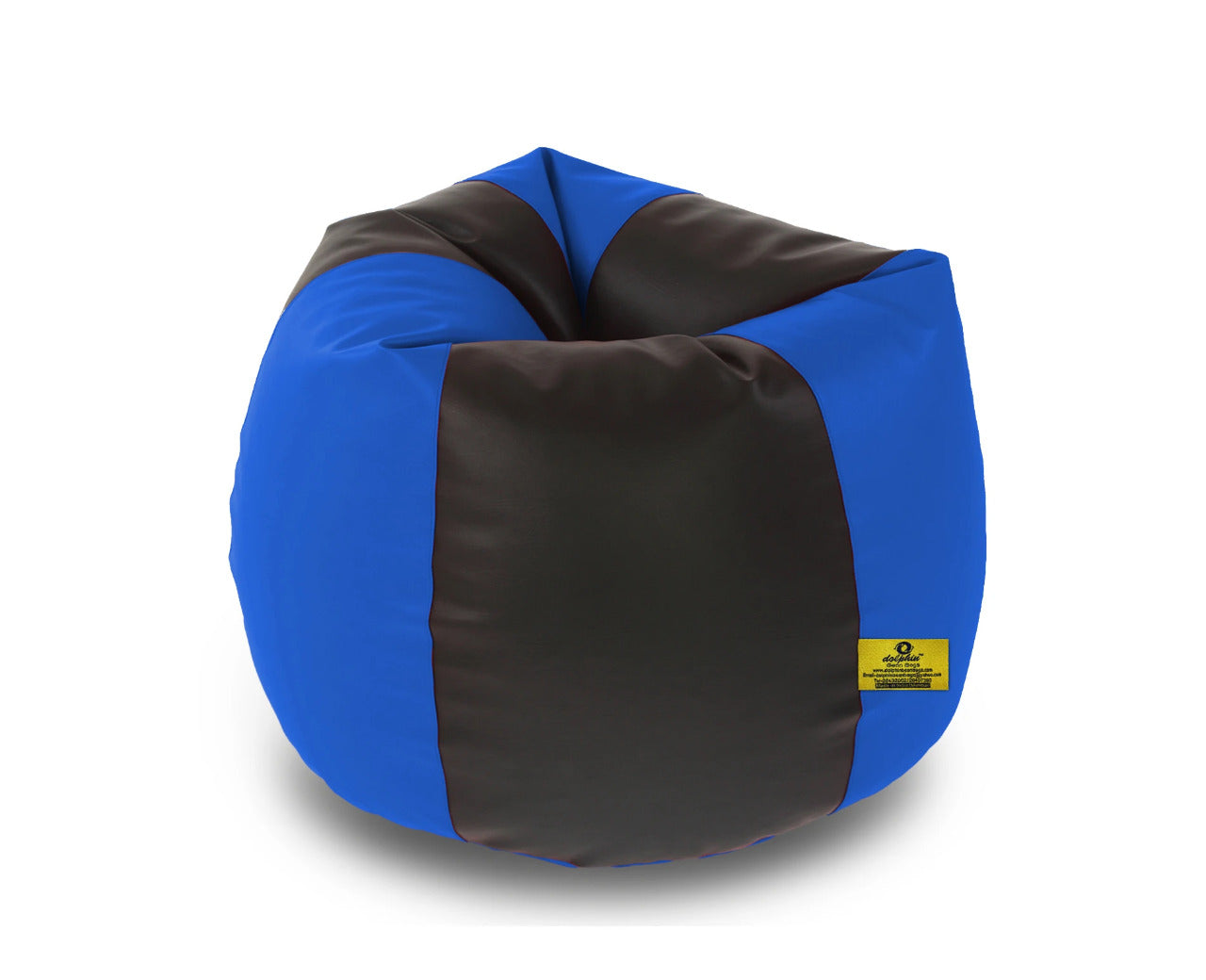 Bean Bag : XXL BLACK & R.BLUE BEAN BAG-FILLED (With Beans)