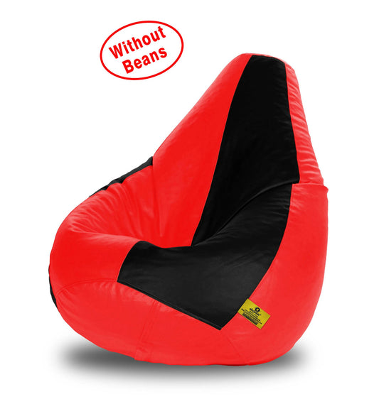 Bean Bag XXL BLACK&RED BEAN BAG-COVER (Without Beans)