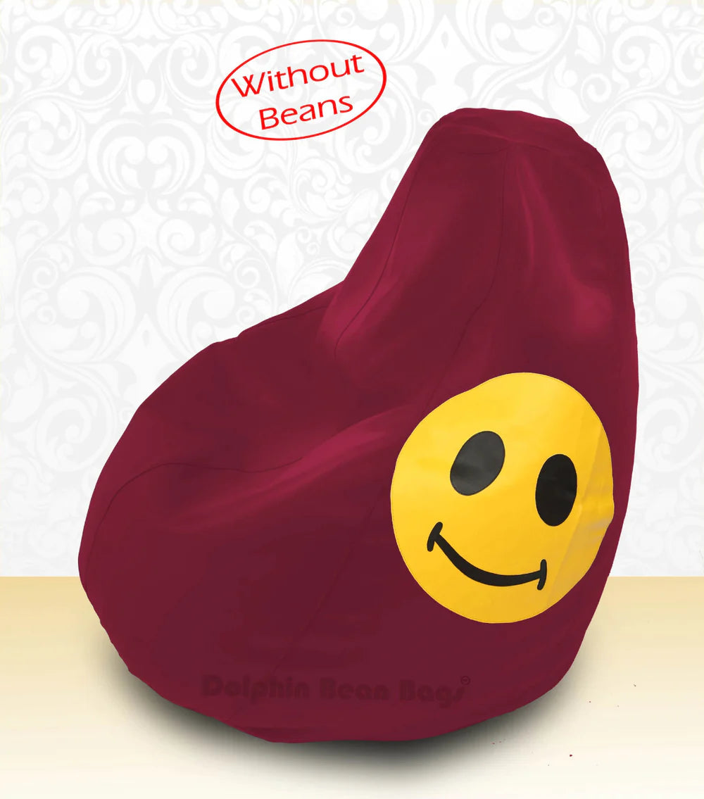 Bean Bag: XXL Bean Bag Cute-Smiley-Cover (Without Beans)