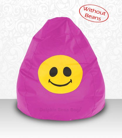 Bean Bag: XXL Bean Bag Pink-Smiley-COVERS (without Beans)