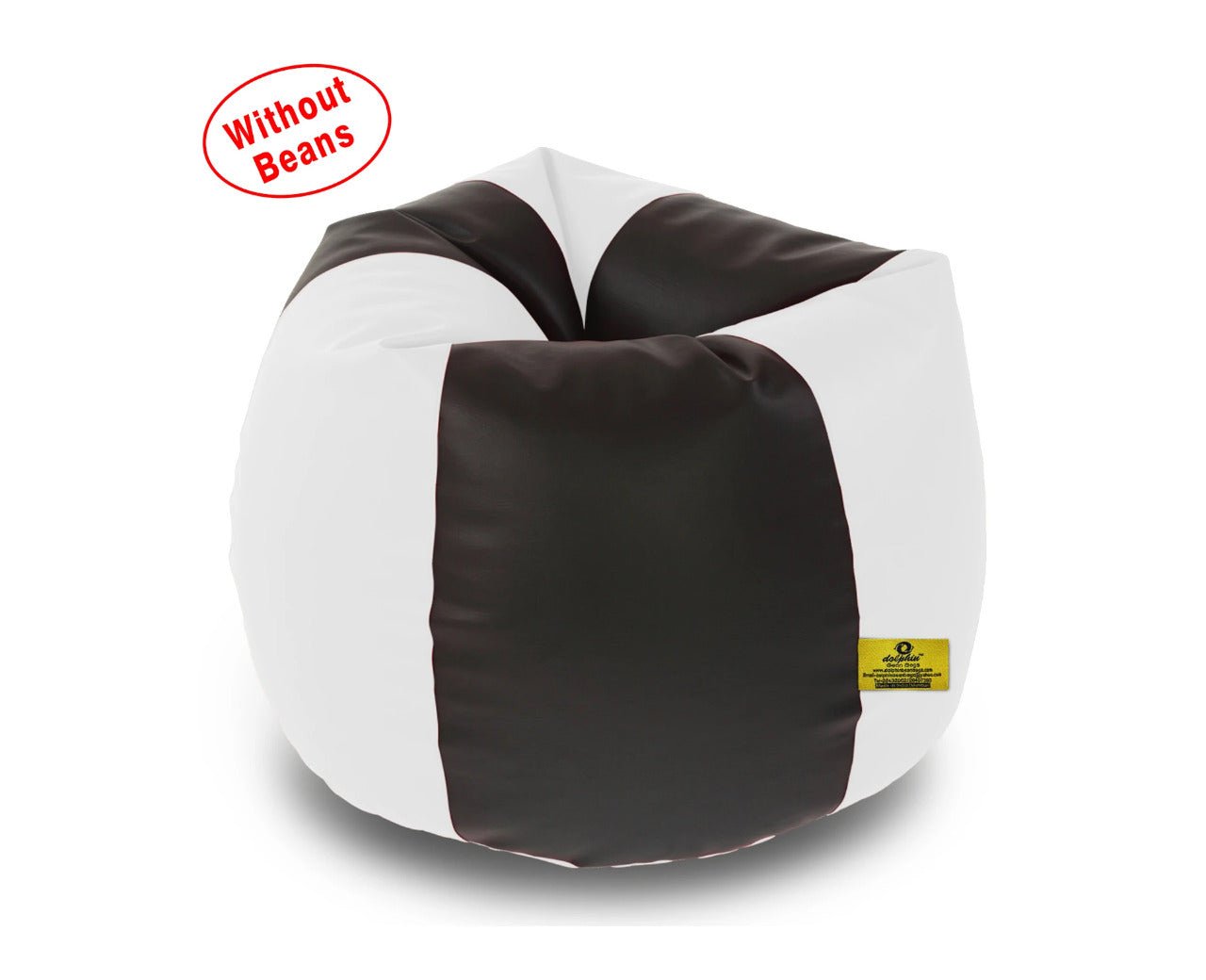 Bean Bag: XXL Black & White Bean Bag Cover (Without Beans)