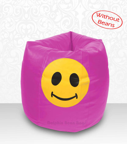 Bean Bag: XXL Bean Bag Pink-Smiley-COVERS (without Beans)
