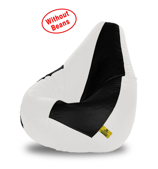 Bean Bag: XXL Black & White Bean Bag Cover (Without Beans)
