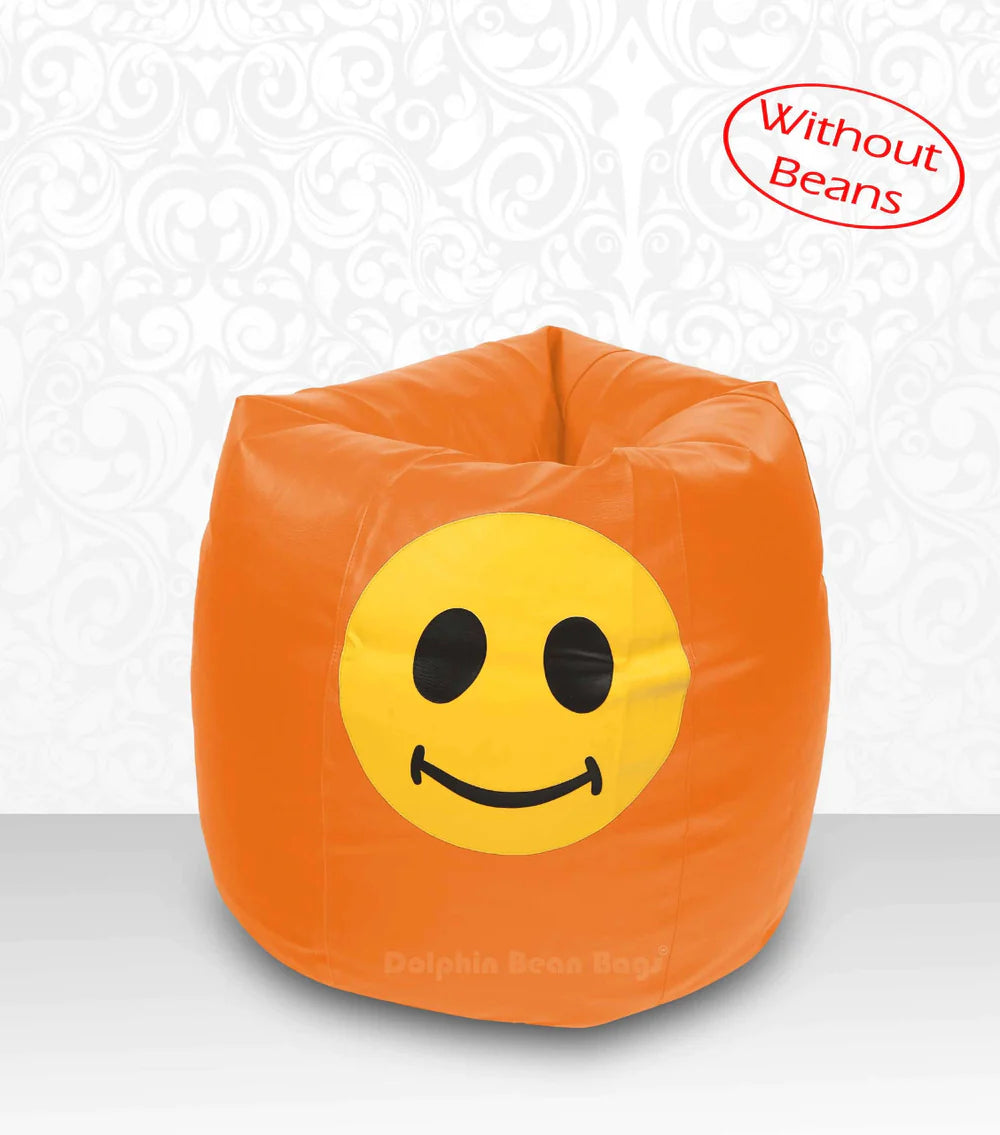 Bean Bag: XL Bean Bag Cute-Smiley-Cover (Without Beans)