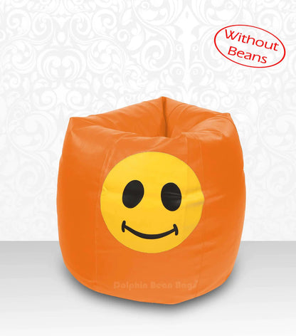 Bean Bag: XL Bean Bag Cute-Smiley-Cover (Without Beans)