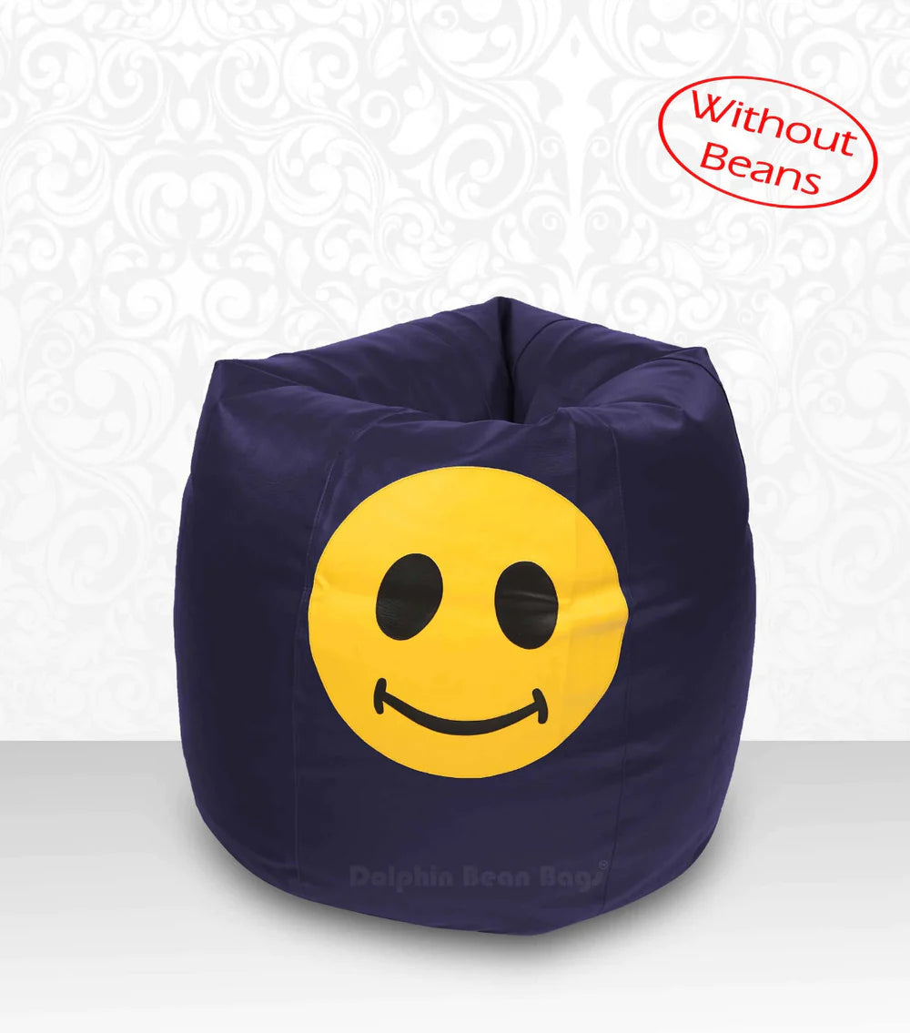 Bean Bag: XL Bean Bag Cute-Smiley-Cover (Without Beans)
