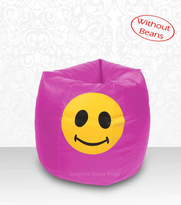 Bean Bag: XL Bean Bag Cute-Smiley-Cover (Without Beans)