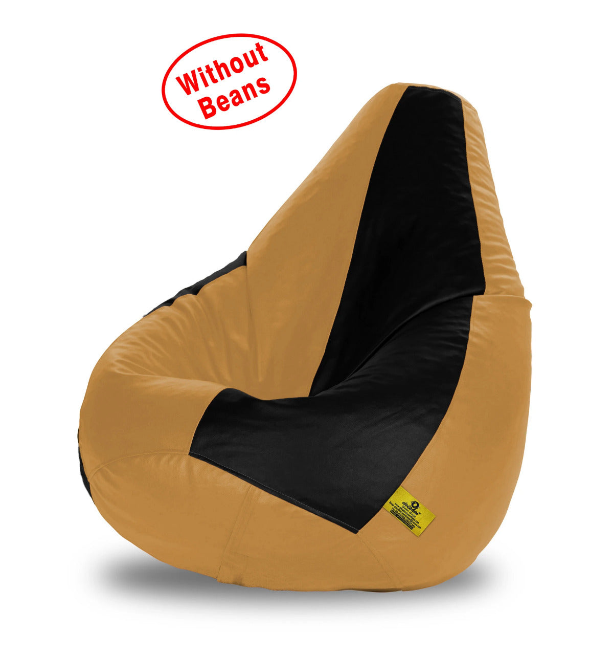 Bean Bag: XXL Black & Fawn Bean Bag Cover (Without Beans)