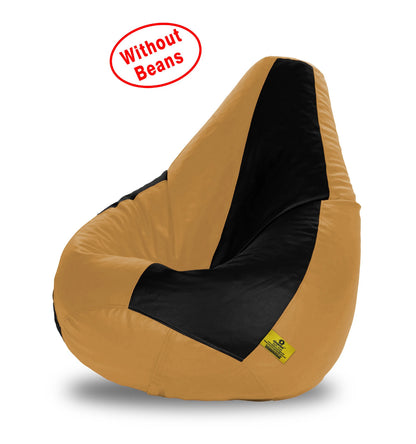 Bean Bag: XXL Black & Fawn Bean Bag Cover (Without Beans)