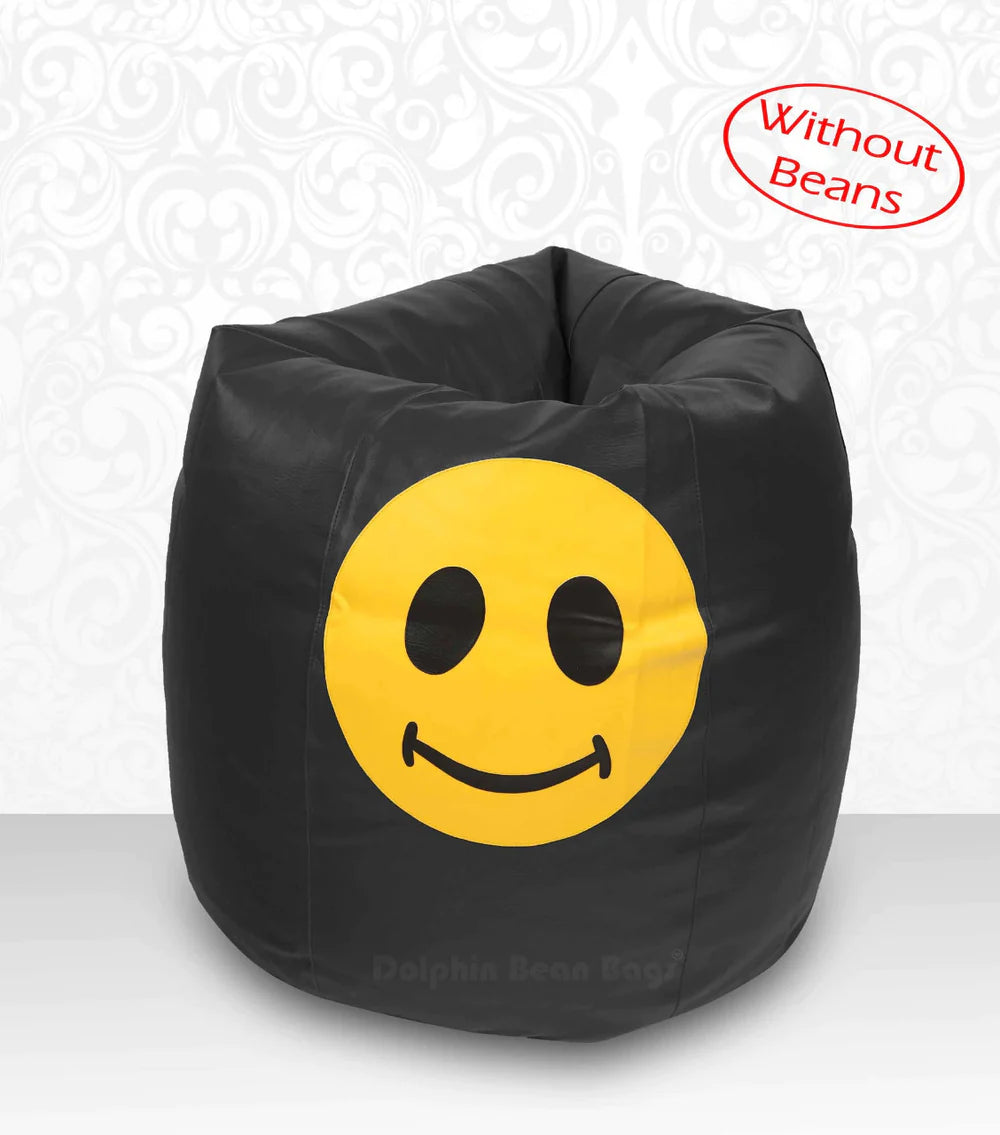 Bean Bag: XL Bean Bag Cute-Smiley-Cover (Without Beans)