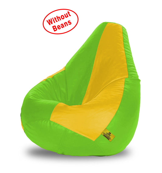 Bean Bag XXL F.GREEN&YELLOW BEAN BAG-COVER (Without Beans)