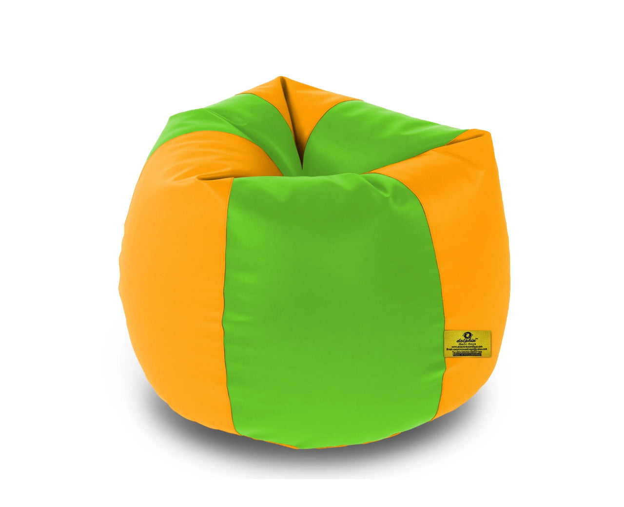 Bean Bag : XXL F.GREEN & YELLOW BEAN BAG-FILLED (With Beans)