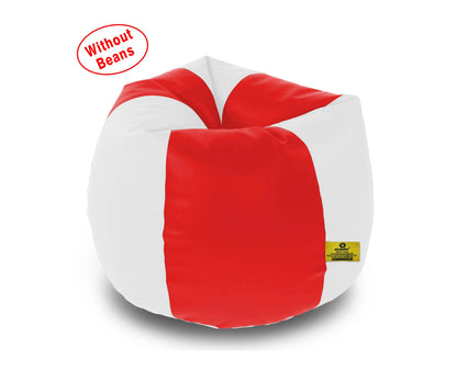 Bean Bag XXL RED&WHITE BEAN BAG-COVER (Without Beans)