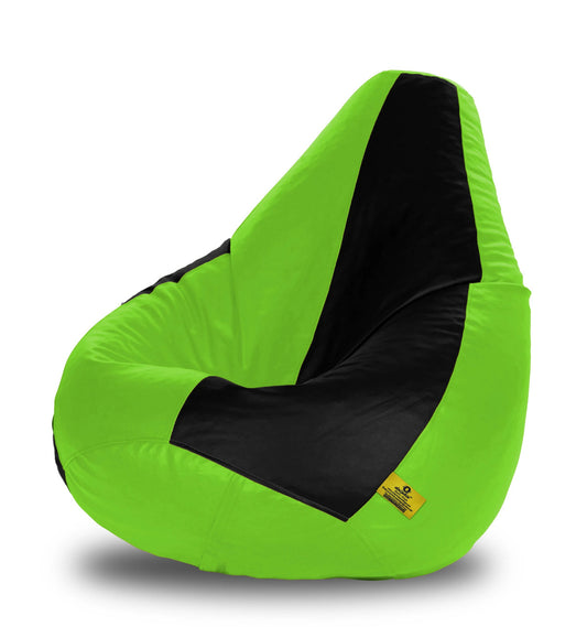 Bean Bag : 3XL BLACK & F.GREEN BEAN BAG-FILLED(With Beans)