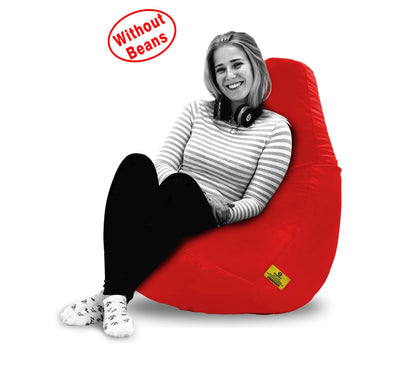 BEAN BAG : XXL BEAN BAG-Red-COVER