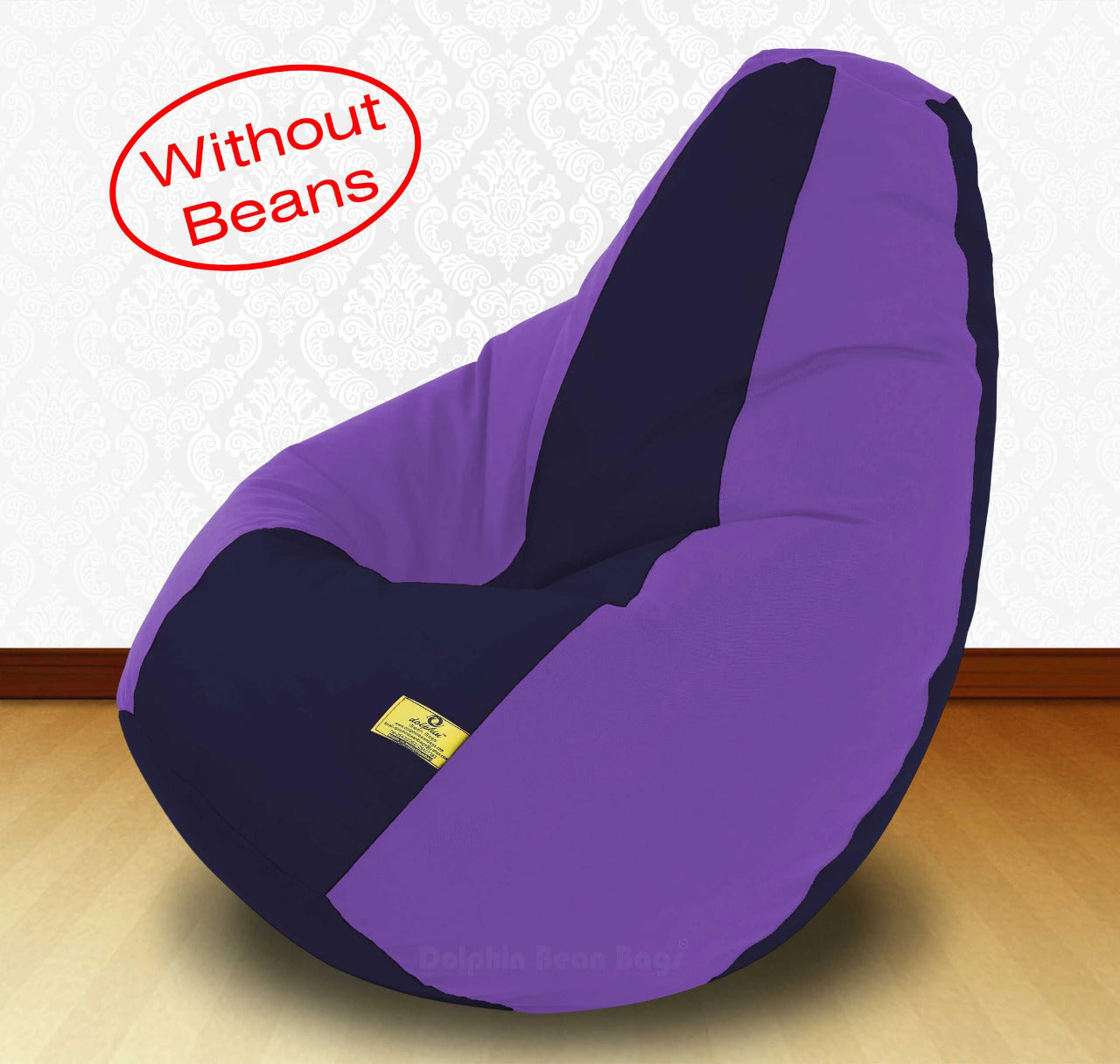 Bean Bag: XXXL N.Blue/Purple-FABRIC-COVERS without Beans