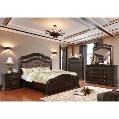 Bedroom Set: Beautiful Upholstered Configurable Bedroom Set