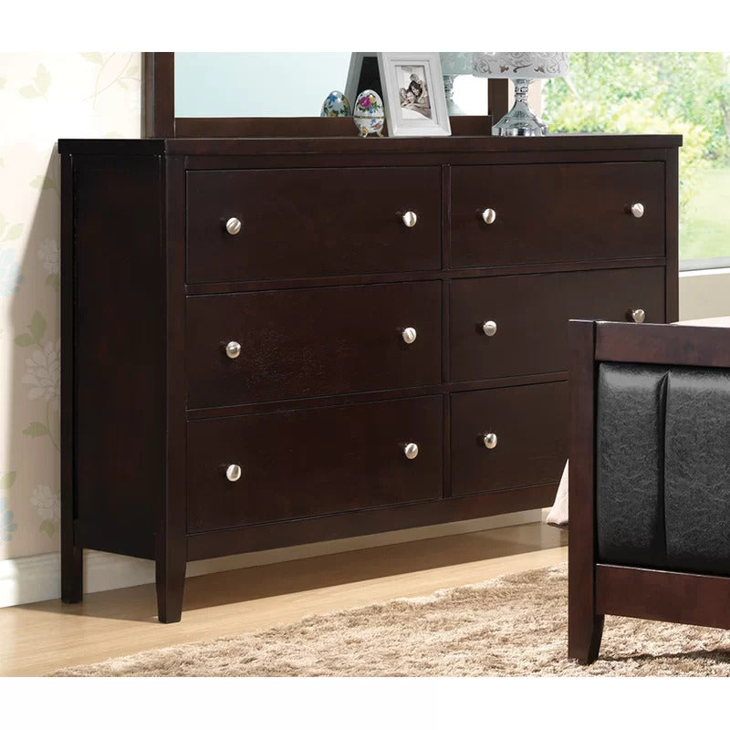 Bedroom Set: Dark Cappuccino Configurable Bedroom Set