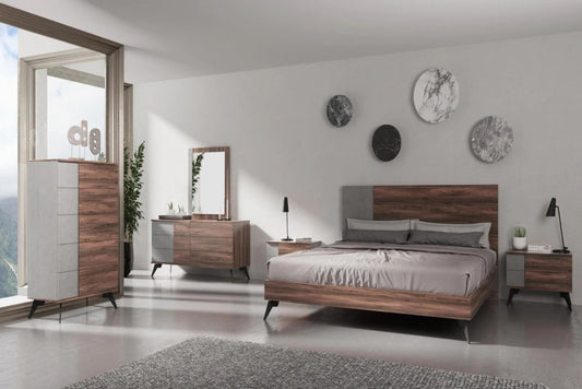 Bedroom Set Faux Concrete Bedroom Set