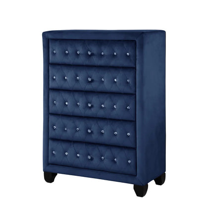 vBedroom Set: Full Bed 5 Piece Bedroom Set