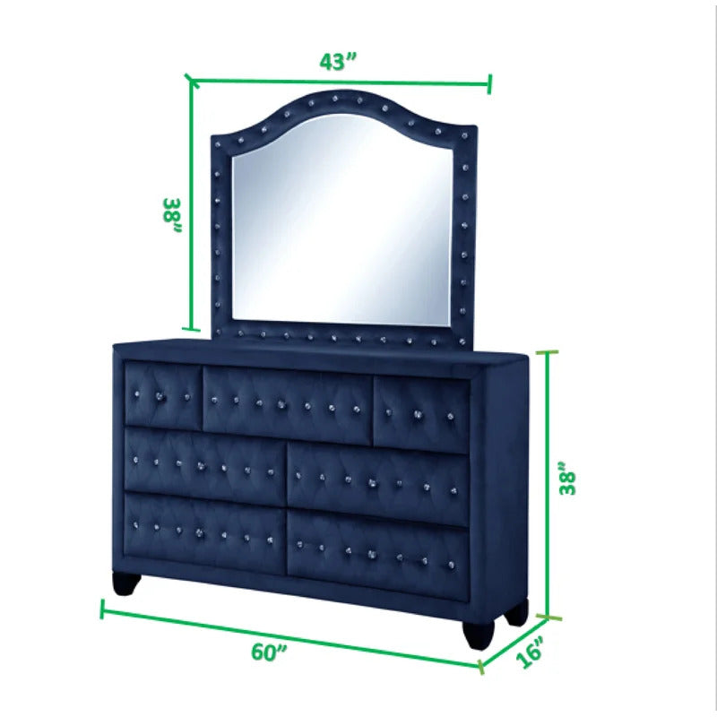 Bedroom Set: Full Bed 5 Piece Bedroom Set