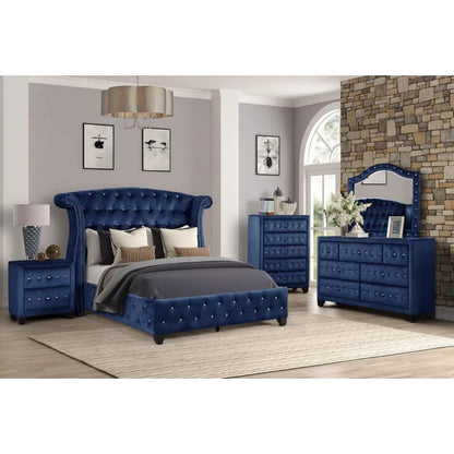 Bedroom Set: Full Bed 5 Piece Bedroom Set