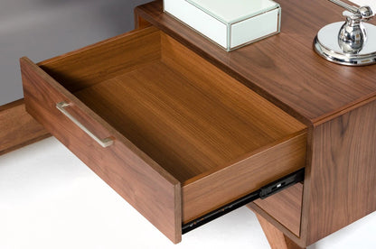 Bedroom Set : Grey & Walnut Bedroom Set