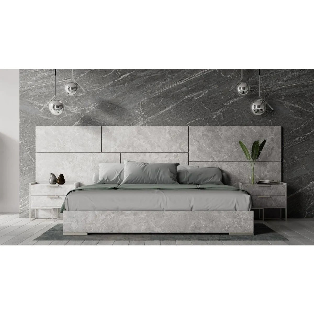 Bedroom Set: Modern Grey Bedroom Set