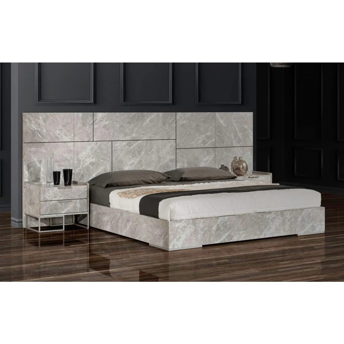 Bedroom Set: Modern Grey Bedroom Set